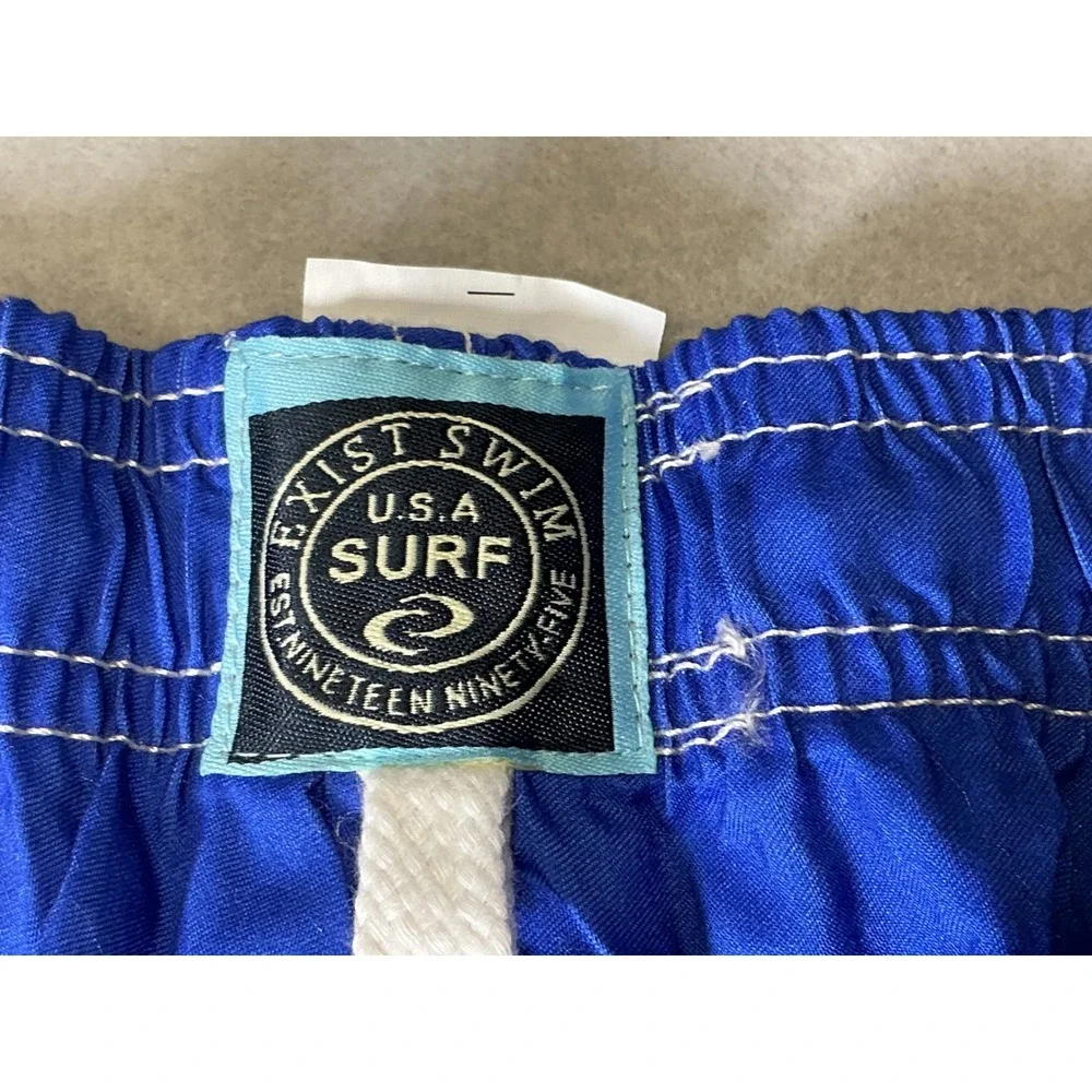 Exist Swim Men's Pride Rainbow Striped Swim Trunks Board Shorts XXL NWT